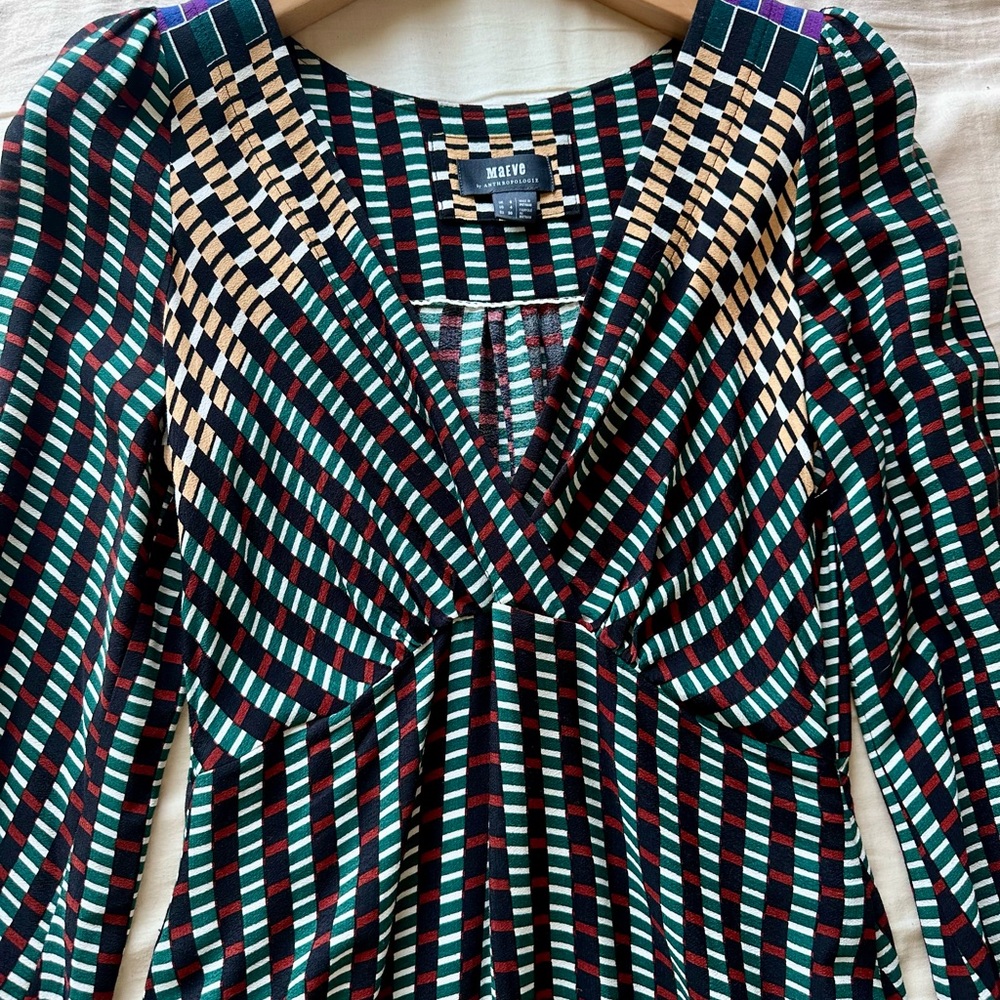 Maeve flattering A line dress